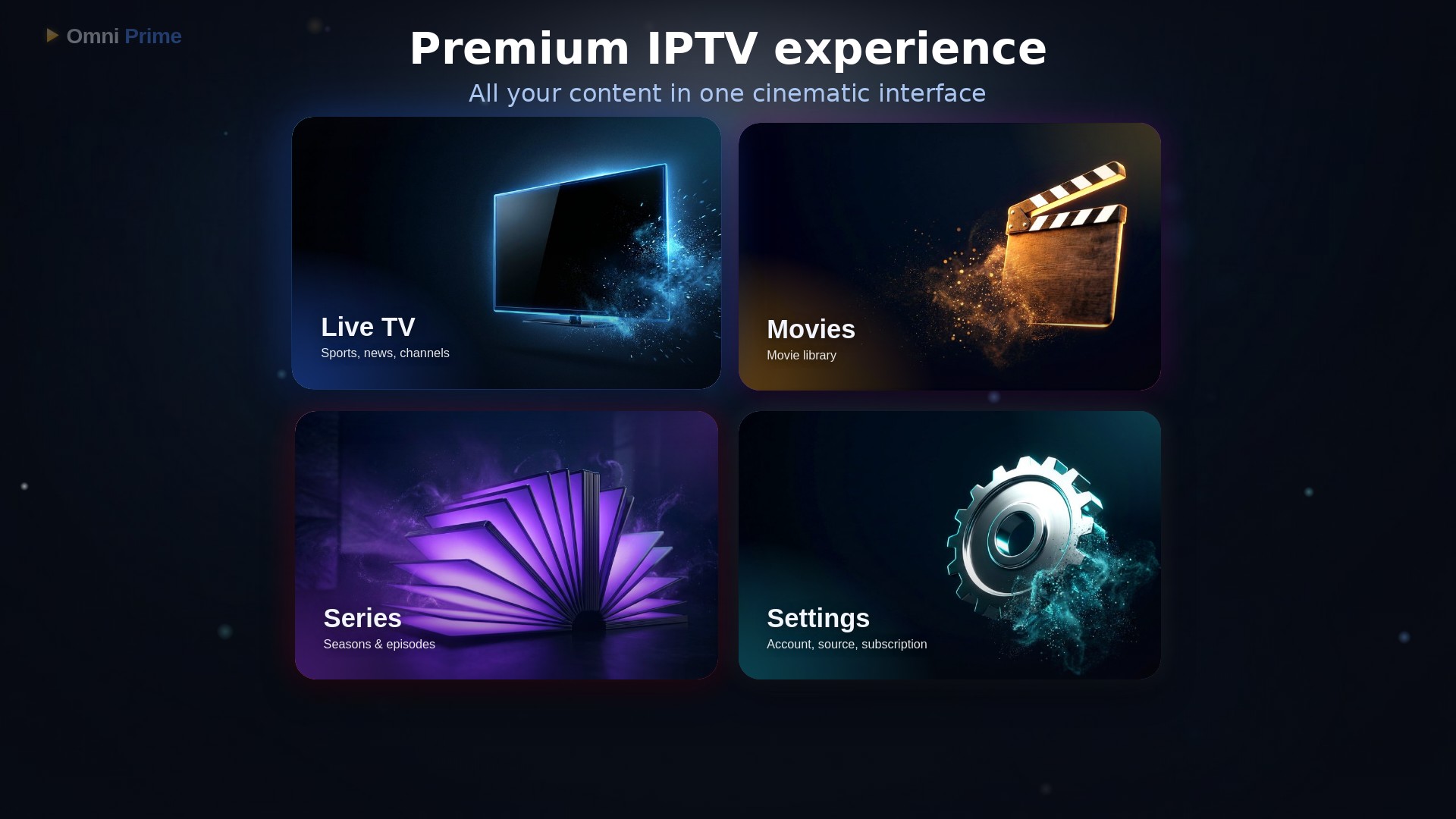 The IPTV player your big screen deserves